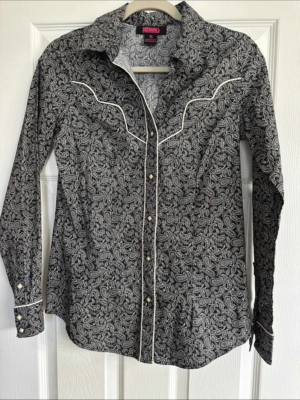 Women’s Western Shirt - Black/White